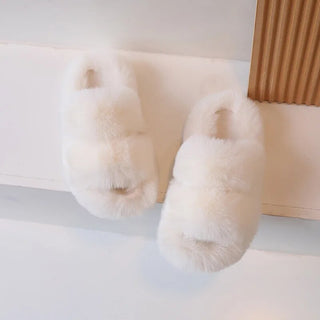 Pantofola Bambina Peluche Caldo Autunno Inverno Slip On Fascia Scarpe Bimba Casa Relax