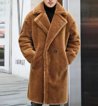 Abbigliamento Uomo Cappotto Teddy Coat Bottoni Tasche Morbido Caldo Autunno Inverno Comodo - DA NOTARE