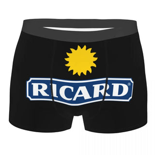 Boxer Shorts Underwear Intimo Mutande Traspiranti Nero Stampa Sole - DA NOTARE