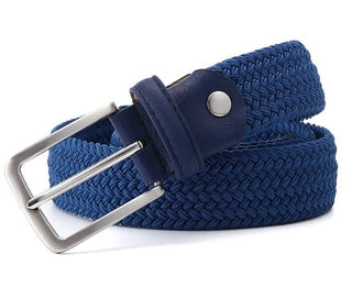 Cintura Tela Elasticizzata Uomo Design Casual Maglia Intrecciata Cinturino - DA NOTARE