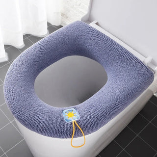 Coprisedile WC Caldo Invernale Tappetino WC Bagno Cuscino Manico Lavabile Accessori - DA NOTARE