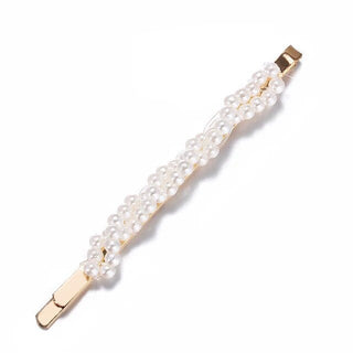 Fermaglio Capelli Perle Moda Elegante Design Forcina Accessori Styling - DA NOTARE