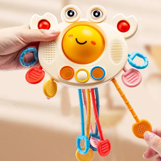 Giocattolo Bambini Forma Ufo Sviluppo Sensoriale Educativo Apprendimento Precoce Pulsanti Mobrbidi - DA NOTARE