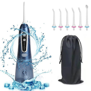 Irrigatore Orale USB Ricaricabile Idropulsore Portatile Dentale Getto Acqua Serbatoio 300 ML Impermeabile - DA NOTARE