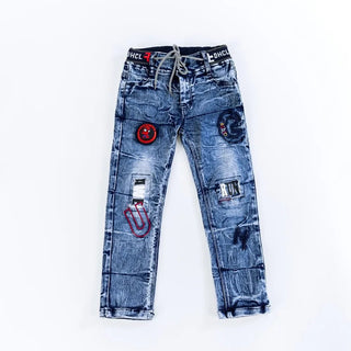 Jeans Abbigliamento Bambini Pantaloni Casual Denim Bimbo Ragazzo Moda - DA NOTARE