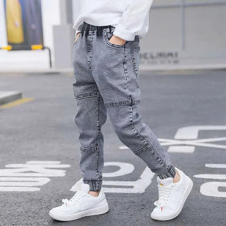 Jeans Bambino Skinny Tasche Elastico Casual Comodo Abbigliamento Bimbo Pantalone - DA NOTARE