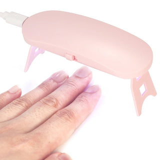 Lampada UV Mani Polimerizzazione Unghie Mini 6W LED Micro USB Gel Manicure - DA NOTARE