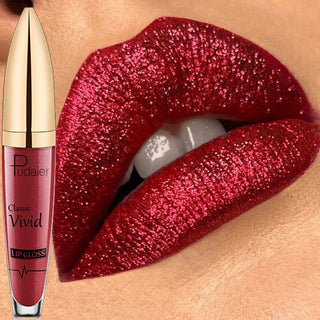 Lipstick Liquido Matto Glitter 18 Colori Waterproof Metallico Cosmetico Labbra - DA NOTARE