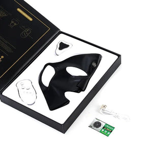 Maschera Facciale Elettrica EMS Dispositivo Bellezza Macchina Vibrazione Massaggiatore Spa - DA NOTARE