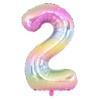 Numeri Palloncini Elio Bambini Feste Party Decorazioni Multicolore Compleanno Baby Shower - DA NOTARE