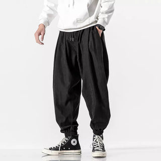 Pantalone Uomo Monocolore Coulisse Elastico Comodo Tasche Casual Streetwear Hip Hop - DA NOTARE