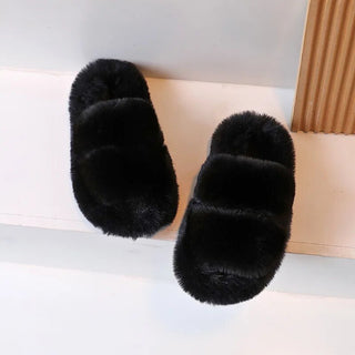 Pantofola Bambina Peluche Caldo Autunno Inverno Slip On Fascia Scarpe Bimba Casa Relax - DA NOTARE