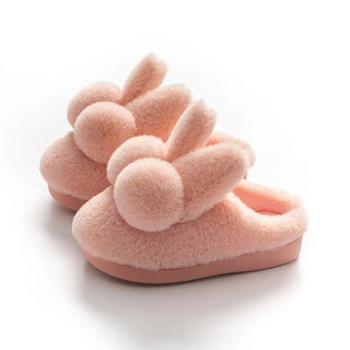 Pantofole Cotone Casa Bambini Coniglio Antiscivolo Caldo Inverno Soffici Ragazza Bambini - DA NOTARE