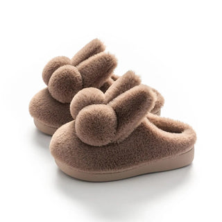 Pantofole Cotone Casa Bambini Coniglio Antiscivolo Caldo Inverno Soffici Ragazza Bambini - DA NOTARE