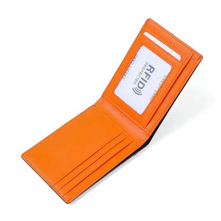 Portafoglio Uomo Sottile Pelle Porta Carte Credito Blocco RFID Minimal - DA NOTARE