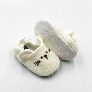 Scarpe Bambini Pantofole Unisex Neonati Antiscivolo Tela Cotone Slip On Monocolore - DA NOTARE