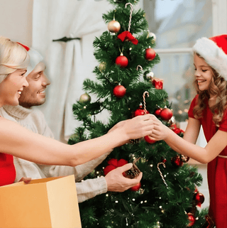 Scatola 24 Pezzi Palle Natalizie Albero Natale Ornamento Decorazione Casa Feste - DA NOTARE