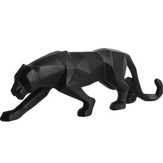 Statua Leopardo Pantera Resina Animale Geometrico Scultura Astratta Decorazione Moderna Domestica Arredamento - DA NOTARE