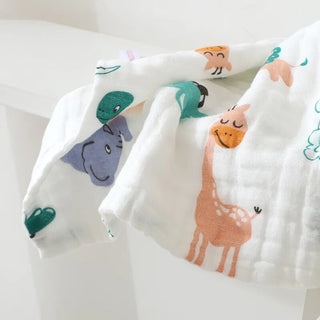 Taschentuch Kinder Quadratisches Handtuch Regenbogen Badetuch Gesicht Musselin Baumwollgaze Neugeborene Kindheit