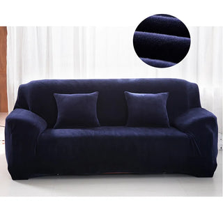Kissenbezug Sofa Plüsch Stretch einfarbig Sofa Sofabezug Wohnzimmer