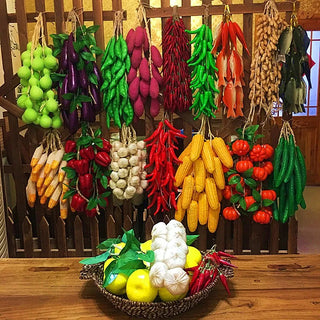 Artificial Simulation Food Vegetable Chilli Fake Fruit Photography Home Wall Room Decoration